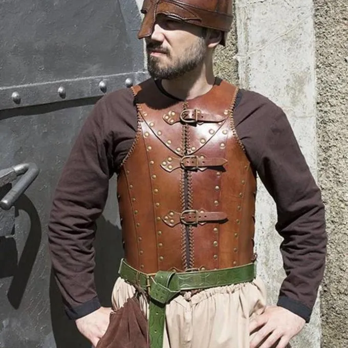 Epic Armoury LARP Brigandine, Brun 1 Epic Armoury LARP Brigandine, Brun