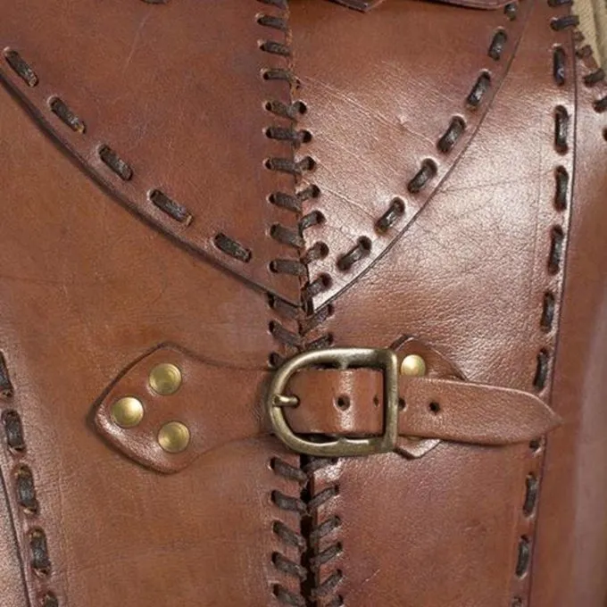 Epic Armoury LARP Læder Soldat Rustning, Brun 4 Epic Armoury LARP Læder Soldat Rustning, Brun - Billede 4