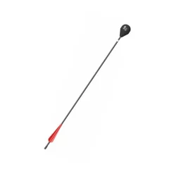 Epic Armoury LARP Pil, Rund Headed, Sort-rød