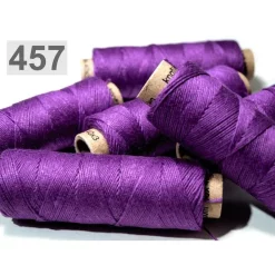 Linned Garn Purper 50m