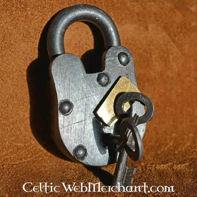 Deepeeka Medieval Hængelås Med To Nøgler 2 Deepeeka Medieval Hængelås Med To Nøgler - Billede 2