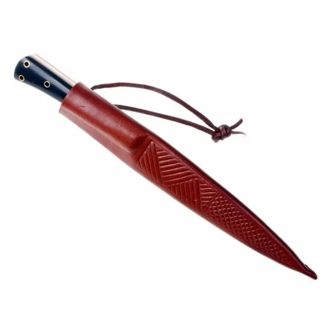 Medieval Spise Kniv Med Horn Håndtag 3 Medieval Spise Kniv Med Horn Håndtag - Billede 3