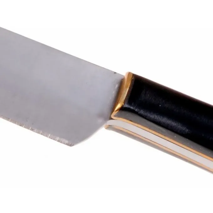 Medieval Spise Kniv Med Horn Håndtag 4 Medieval Spise Kniv Med Horn Håndtag - Billede 4