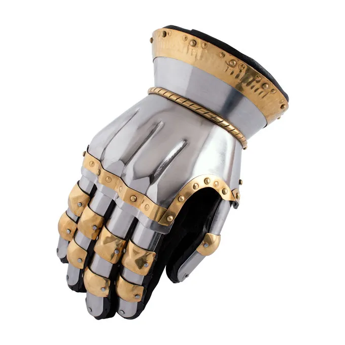 Deepeeka Medieval Timeglas Gauntlets Churburg, 1,2 Mm 2 Deepeeka Medieval Timeglas Gauntlets Churburg, 1,2 Mm - Billede 2