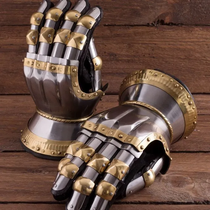 Deepeeka Medieval Timeglas Gauntlets Churburg, 1,2 Mm 1 Deepeeka Medieval Timeglas Gauntlets Churburg, 1,2 Mm