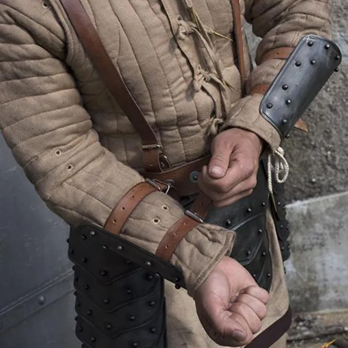 Epic Armoury Medieval Vambraces, Patineret 2 Epic Armoury Medieval Vambraces, Patineret - Billede 2