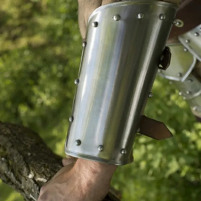 Epic Armoury Middelalderen Armbeskyttere I Plade, Par 2 Epic Armoury Middelalderen Armbeskyttere I Plade, Par - Billede 2