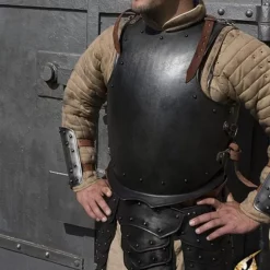 Epic Armoury Middelalderlig Cuirass Med Nitter, Patineret