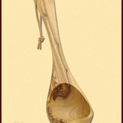 Olive Træ Slev, 26 Cm