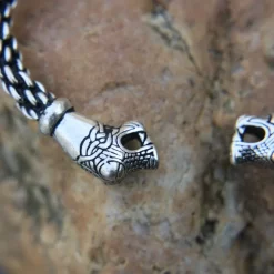 Oseberg Viking Armbånd L, Forsølvede 9 Oseberg Viking Armbånd L, Forsølvede -Rustning Salgsbutik oseberg viking armband l forsolvede 3