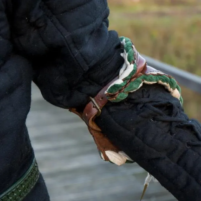 Epic Armoury Par Læder Couters, Brun-groen 2 Epic Armoury Par Læder Couters, Brun-groen - Billede 2