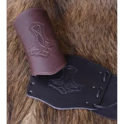 Par Viking Håndledsbeskyttere (lang) -Rustning Salgsbutik par viking handledsbeskyttere lang 2