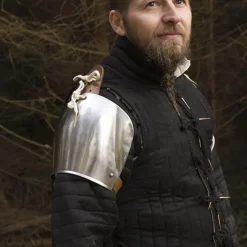 Epic Armoury Pauldrons Churburg, Poleret -Rustning Salgsbutik pauldrons churburg poleret 3