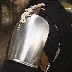 Epic Armoury Pauldrons Churburg, Poleret -Rustning Salgsbutik pauldrons churburg poleret 4