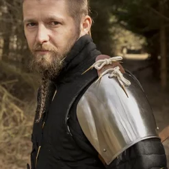Epic Armoury Pauldrons Churburg, Poleret -Rustning Salgsbutik pauldrons churburg poleret 5