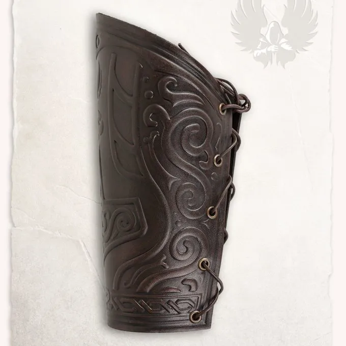 Mytholon Ragnarok Vambraces Thor, Brun 2 Mytholon Ragnarok Vambraces Thor, Brun - Billede 2