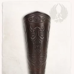 Mytholon Ragnarok Vambraces Thor, Brun 9 Mytholon Ragnarok Vambraces Thor, Brun -Rustning Salgsbutik ragnarok vambraces thor brun 3