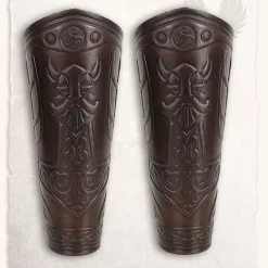 Mytholon Ragnarok Vambraces Thor, Brun 11 Mytholon Ragnarok Vambraces Thor, Brun -Rustning Salgsbutik ragnarok vambraces thor brun 5
