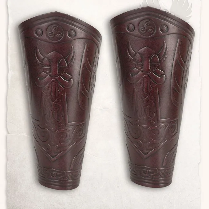 Mytholon Ragnarok Vambraces Thor, Rød 1 Mytholon Ragnarok Vambraces Thor, Rød