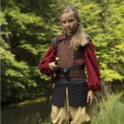 Epic Armoury RFB Fighter Læder Armour, Brun -Rustning Salgsbutik rfb fighter laeder armour brun 2