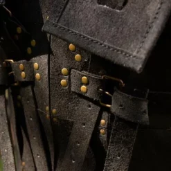 Epic Armoury RFB Fighter Læder Rustning, Sort -Rustning Salgsbutik rfb fighter laeder rustning sort 5