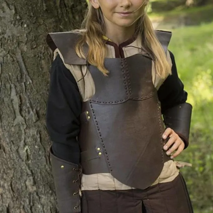 Epic Armoury RFB Læder Brystet Rustning S, Brun 1 Epic Armoury RFB Læder Brystet Rustning S, Brun