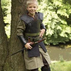 Epic Armoury RFB Læder Brystet Rustning S, Sort -Rustning Salgsbutik rfb laeder brystet rustning s sort 1