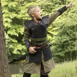 Epic Armoury RFB Læder Brystet Rustning S, Sort -Rustning Salgsbutik rfb laeder brystet rustning s sort 2