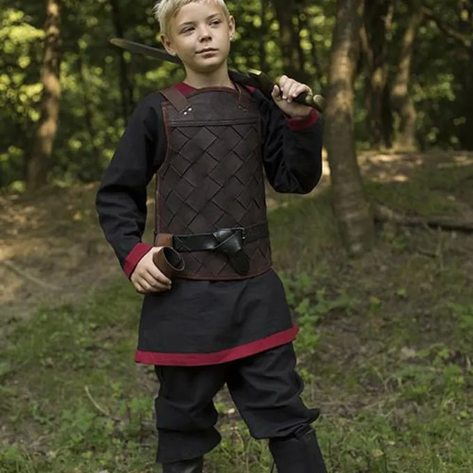 Epic Armoury RFB Læder Viking Rustning, Brun 2 Epic Armoury RFB Læder Viking Rustning, Brun - Billede 2