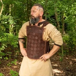 Epic Armoury RFB Læder Viking Rustning, Brun