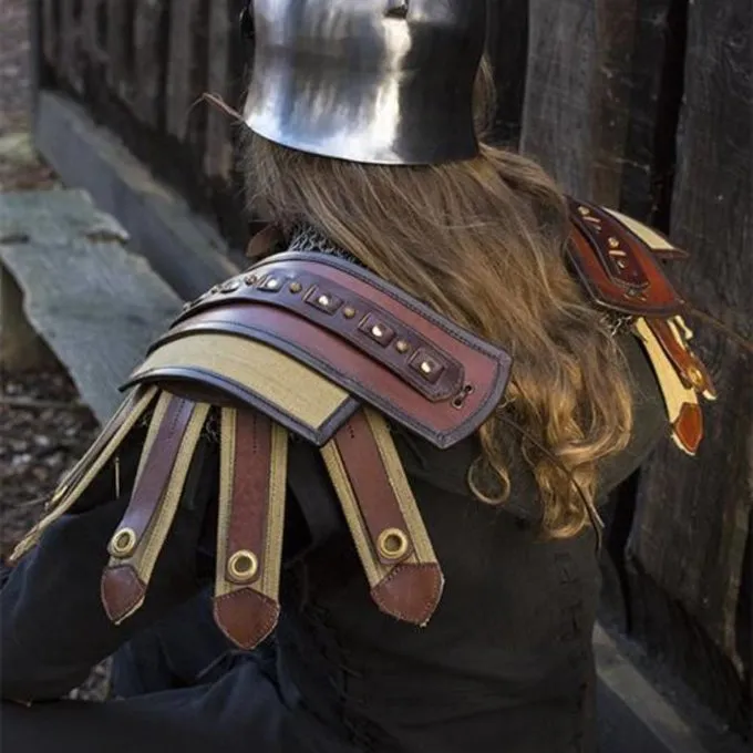 Epic Armoury Roman Pauldrons, Par, LARP 2 Epic Armoury Roman Pauldrons, Par, LARP - Billede 2