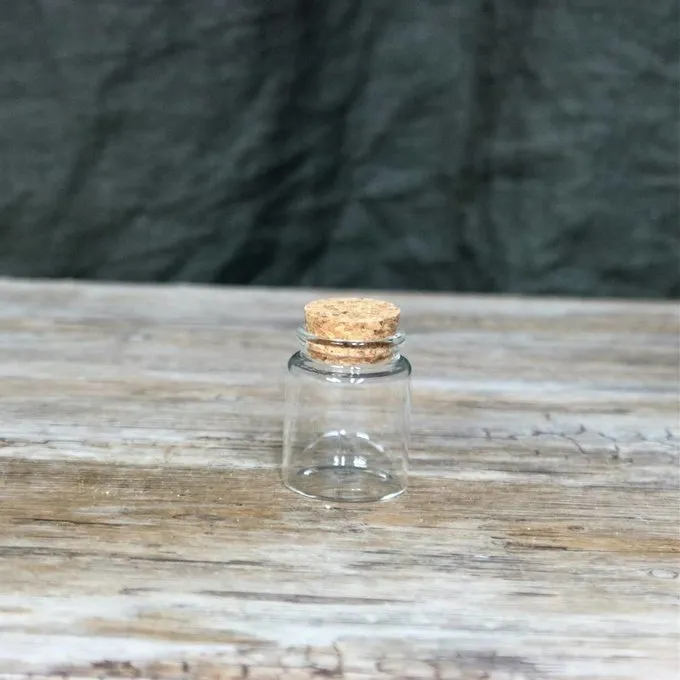 Rund Glaskrukke 2 Rund Glaskrukke - Billede 2