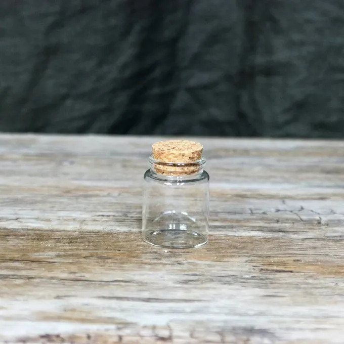 Rund Glaskrukke 3 Rund Glaskrukke - Billede 3