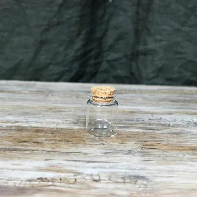 Rund Glaskrukke 1 Rund Glaskrukke