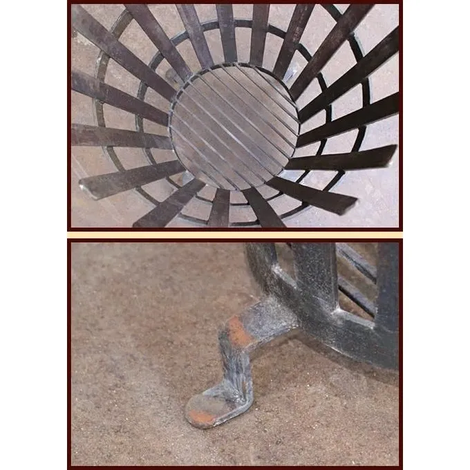 Deepeeka Runde Fyrfadet Stål 2 Deepeeka Runde Fyrfadet Stål - Billede 2