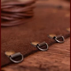 Deepeeka Ruskind Vambraces Leofric, Brun -Rustning Salgsbutik ruskind vambraces leofric brun 2