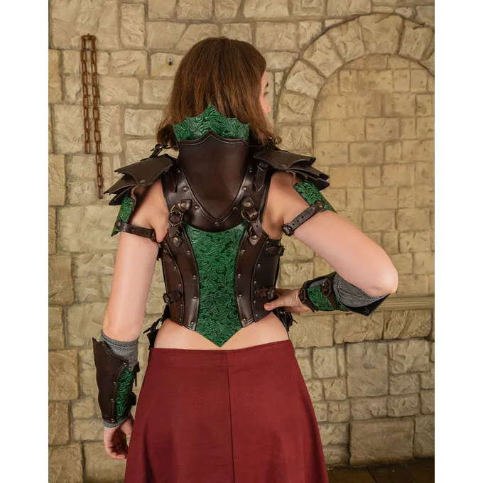 Mytholon Rustning Damer Rustning Morgana, Brun-grøn 2 Mytholon Rustning Damer Rustning Morgana, Brun-grøn - Billede 2