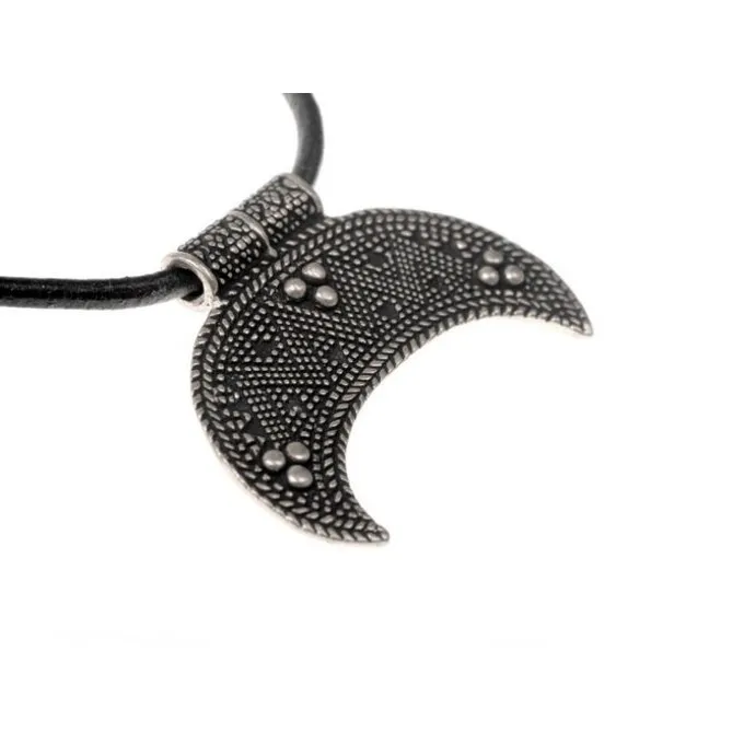 Rusvik Lunula Amulet Lille, Forsølvet 1 Rusvik Lunula Amulet Lille, Forsølvet