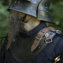 Epic Armoury Sene Middelalderlige Gorget, Patineret -Rustning Salgsbutik sene middelalderlige gorget patineret 3