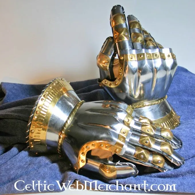 Stridshandsker Churburg 2 Stridshandsker Churburg - Billede 2