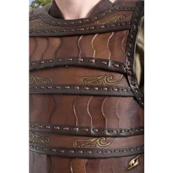 Epic Armoury Tidlig Middelalder Lamellar Rustning, Brun -Rustning Salgsbutik tidlig middelalder lamellar rustning brun 4