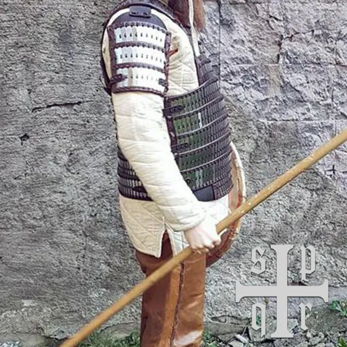SPQR Tidlig Middelalderlig Lamelagtig Rustning Birka 2 SPQR Tidlig Middelalderlig Lamelagtig Rustning Birka - Billede 2