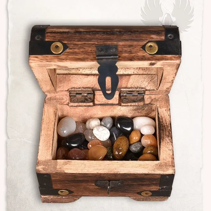 Mytholon Trækiste Med Smykkesten 4 Mytholon Trækiste Med Smykkesten - Billede 4