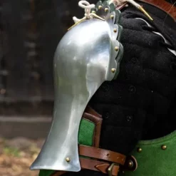 Epic Armoury Tunget Pauldrons, Grøn -Rustning Salgsbutik tunget pauldrons gron 2