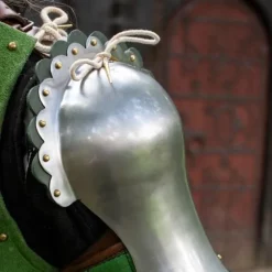 Epic Armoury Tunget Pauldrons, Grøn -Rustning Salgsbutik tunget pauldrons gron 4