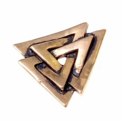 Valknut Amulet, Bronze
