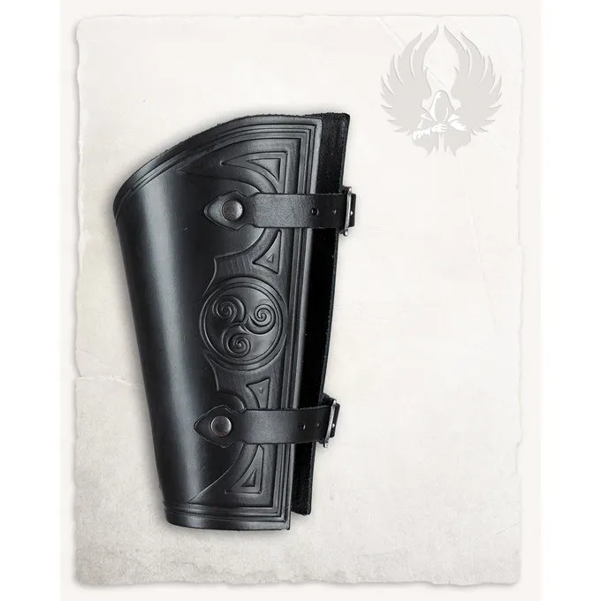 La Fucina Del Drago Vambrace Artemis Sort L, Pr Stk 3 La Fucina Del Drago Vambrace Artemis Sort L, Pr Stk - Billede 3