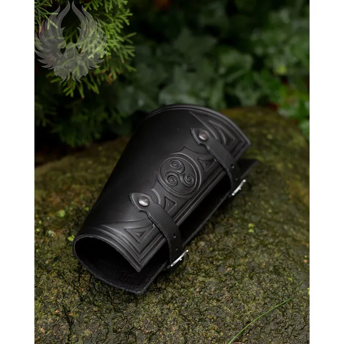 La Fucina Del Drago Vambrace Artemis Sort L, Pr Stk 1 La Fucina Del Drago Vambrace Artemis Sort L, Pr Stk