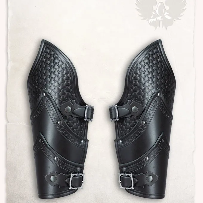 Mytholon Vambraces Alistair Deluxe, Sort 2 Mytholon Vambraces Alistair Deluxe, Sort - Billede 2