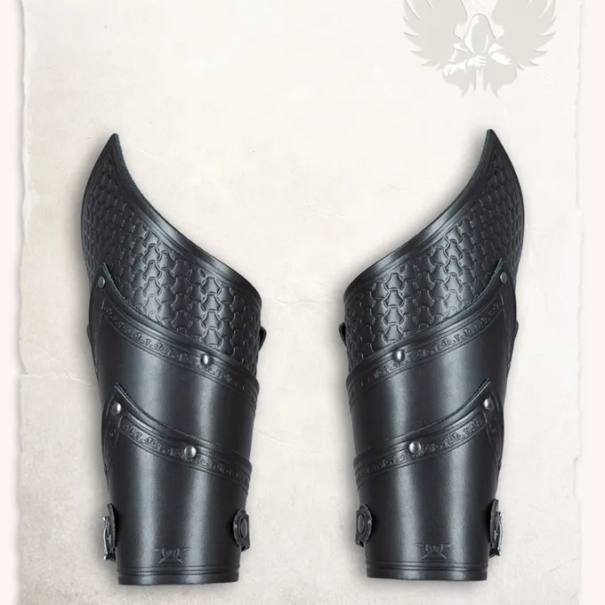 Mytholon Vambraces Alistair Deluxe, Sort 1 Mytholon Vambraces Alistair Deluxe, Sort